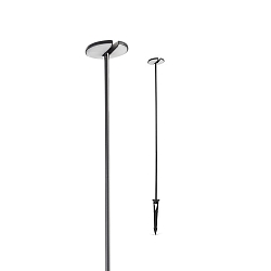 LED Erdspieleuchte INVISIBLE ADJUSTABLE, IP54 IK04, 33-123cm, 10.7W 3000K 469lm, 355 neigbar, seeluft-bestndig, schwarz