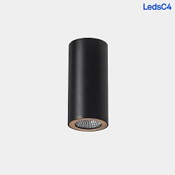 Downlight PIPE SINGLE 1-Lampadina, cilindrico, rigido GU10 IP23, nero dimmerabile