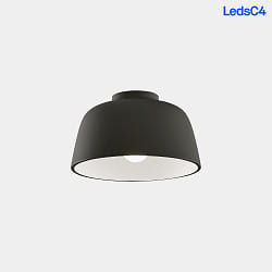 Applique et plafonnier MISO  285MM E27 IP20, noir mat gradable