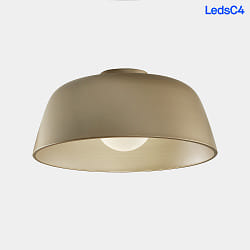 Applique et plafonnier MISO  433MM E27 IP20, gris, mat, pierre gradable