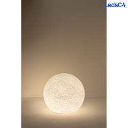 Outdoor Kugelschirm CISNE,  38cm, IK10, ohne Basis / Pendel, Polyethylen, Seeluft-bestndig, steingrau, rustikal