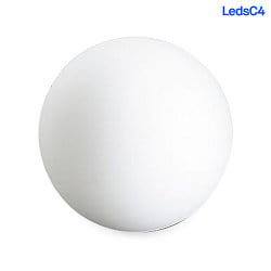 Outdoor Kugelschirm CISNE,  56cm, IK10, ohne Basis / Pendel, Polyethylen, Seeluft-bestndig, steingrau, rustikal