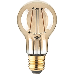 Ampoule  filament forme standard A60 GOLD commutable A60 clair E27 2,5W 180lm 1800K 320 CRI 80-89 