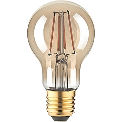Ampoule  filament forme standard A60 GOLD commutable A60 clair E27 4,5W 380lm 1800K 320 CRI 80-89 