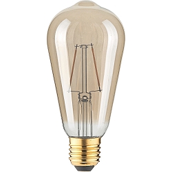 Ampoule Edison forme d'ampoule ST64 GOLD commutable ST64 clair E27 2,5W 180lm 1800K 320 CRI 80-89 
