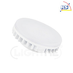 LED retrofit GX53 Ceramic, GX53, 7W 2700K 600lm, frosted / white