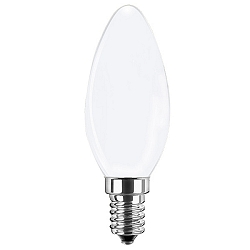 LED Filamentlampe WHITE C35, E14, 6,5W, 4000K, 810lm, IP20, matt