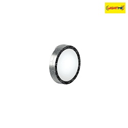 Luminaire de miroir DONNA LED rond, CCT Switch GX53 IP44, argent 