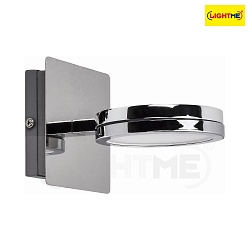 Luci da specchio AQUA ONNA 1-Lampadina, CCT Switch, commutabile GX53 IP44, cromo, lucido 