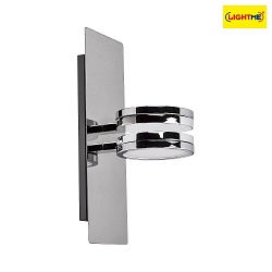 Luci da specchio AQUA ONNA UP&DOWN 2-Lampadine, CCT Switch, commutabile GX53 IP44, cromo, lucido 