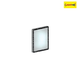 Spiegel-Klemmleuchte DONNA LED, eckig, IP44, CCT, inkl. GX53 6W 2700K/4000K 500lm, Blattsilber