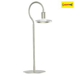 Lampe de table SIMPLESSA GU10, nickel gradable