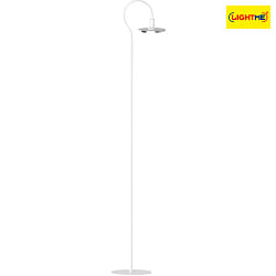 LED Stehleuchte SIMPLESSA, inkl. Diffusorlampe GU10, 8W 2700K 650lm, 3-stufig dimmbar, weiß/chrom