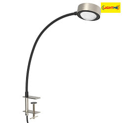 table lamp POWERLENS FLEX bendable GX53 IP20, mat, satined, titanium