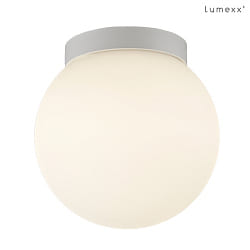 Applique et plafonnier PALLA SINGLE IP44, blanche gradable