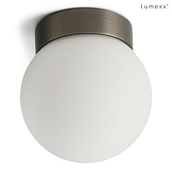 Applique et plafonnier PALLA MINI IP44, titane gradable