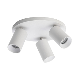 Plafoniera SPOTON CIRCLE 3 3-Lampadine GU10 IP20, Bianco