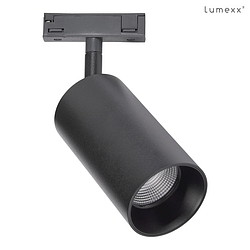 LED 1-Phasen Strahler DESIGNLINE TUBE LED SPOT, 36, 11,8W, 3000K, 1144lm, IP20, dimmbar, schwarz