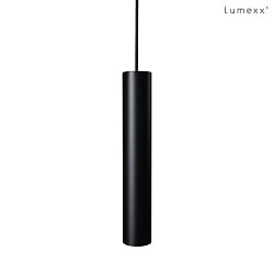 Pendelleuchte TUBE FLEX  6cm x H 35cm 1x GU10 IP20, schwarz