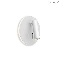 LED Wandleuchte CIRCLE LED, 8,6W, 2700K, 389lm, CRI90, IP20, wei