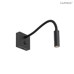 Lampada da parete FLEX WALL LED IP20, Nero dimmerabile