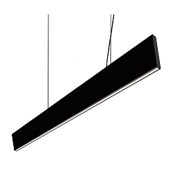 pendant luminaire SUPREME LONG PENDANT 120 DOWN IP20, black dimmable