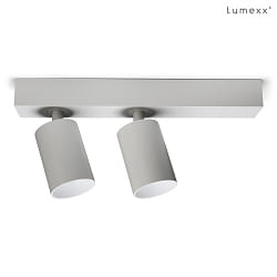 Spot A BLOC TWO  2 flammes IP20, blanche gradable