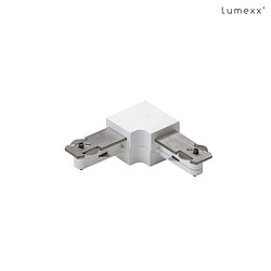 1-phase L-connector DESIGNLINE, white