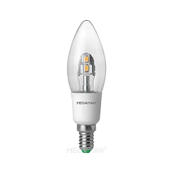 LED Kerzenlampe C35, E14, 3W 2800K 250lm, klar