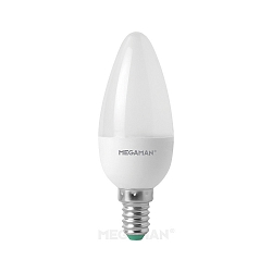 LED Kerzenlampe C35, E14, 5.5W 2800K 470lm, opal