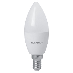 LED-Kerzenlampe DIM CANDLE MELLOTONE C35, E14, 6W 2000K 470lm, CRi>90, dimmbar, opal