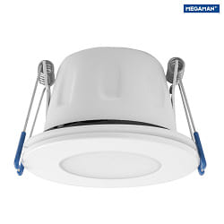 Eclairage d'extrieur encastr TEGO SLIM DOWNLIGHT 68MM rigide, lot de 10 IP65, blanche gradable