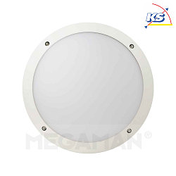 Applique da esterno FONDA PLUS+ resistente agli urti, multipower IP65, bianco 