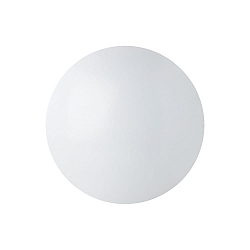 wall and ceiling luminaire RENZO IP44, satined, white matt 