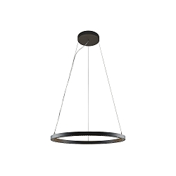 Luci a sospesione PERFORA PRO L IP20, nero dimmerabile