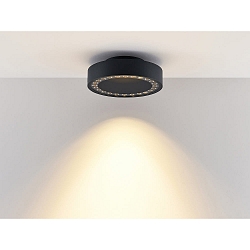ceiling luminaire NONA SD IP65, anthracite dimmable