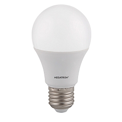 Lampada LED forma di lampadina CLASSIC A60 AC/DC commutabile A60 Opale E27 8,5W 850lm 4000K 280 CRI 80-89 