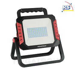 work lamp HELFA XL swivelling, with accumulator IP54, black dimmable
