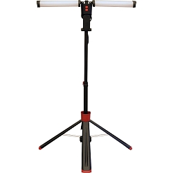 Lampada da lavoro HELFA DUO 2-Lampadine, con presa IP54, Rosso, Nero 