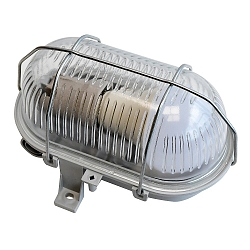 Luminaire pour locaux humides MEGATRON E27 IP44, gris 