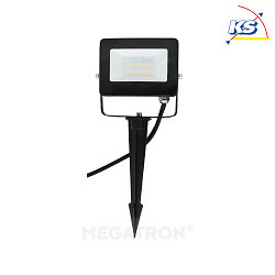 Projecteur d'extrieur IP65 dimmable, RGBW IP65, noir  gradable