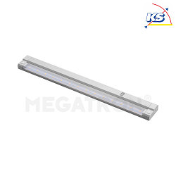 LED under-cabinet luminaire UNTA, with PIR sensor, IP20, 38cm, 5W 3000K 380lm 110, silver