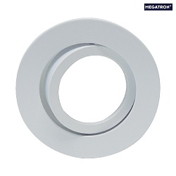 Plafonnier encastr DECOCLIC rond, pivotant GU10 IP20, blanche gradable