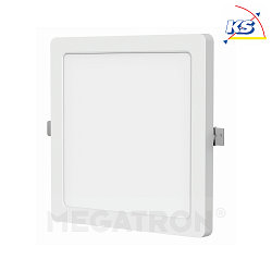Luminaire apparent / encastr PANO DIM CCT SQUARE angulaire, CCT Switch IP20, blanche gradable