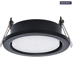 Einbauleuchte MEGATRON PLANEX max. 15W, GX53, ohne Leuchtmittel, schwarz