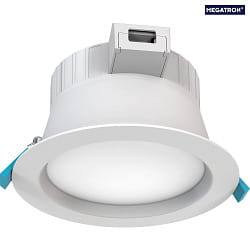 Luce da incasso FILA DF  19CM CCT Switch, commutabile, multipower, con diffusore IP54, bianco  13,5 / 18