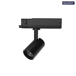 LED 3-Phasen Schienenstrahler ANGOLO S, IP20, 11W 4000K 950lm 15/24/36 (variabel), CRi >90, schaltbar, schwarz