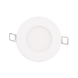 LED Einbau-Panel FLAT 85R SCCT MP, IP44, rund,  8.5cm, 5W (Multipower) 3000/4000/5700K, schaltbar
