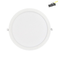 LED panel FLAT 300 R round, UGR < 19, suitable for VDU workstation, 10W 1100lm 3000K CRI 80
