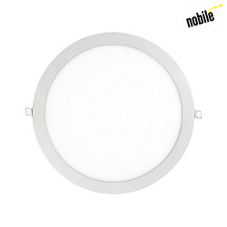 LED panel FLAT 300 R round, UGR < 19, suitable for VDU workstation, 10W 1100lm 3000K CRI 80